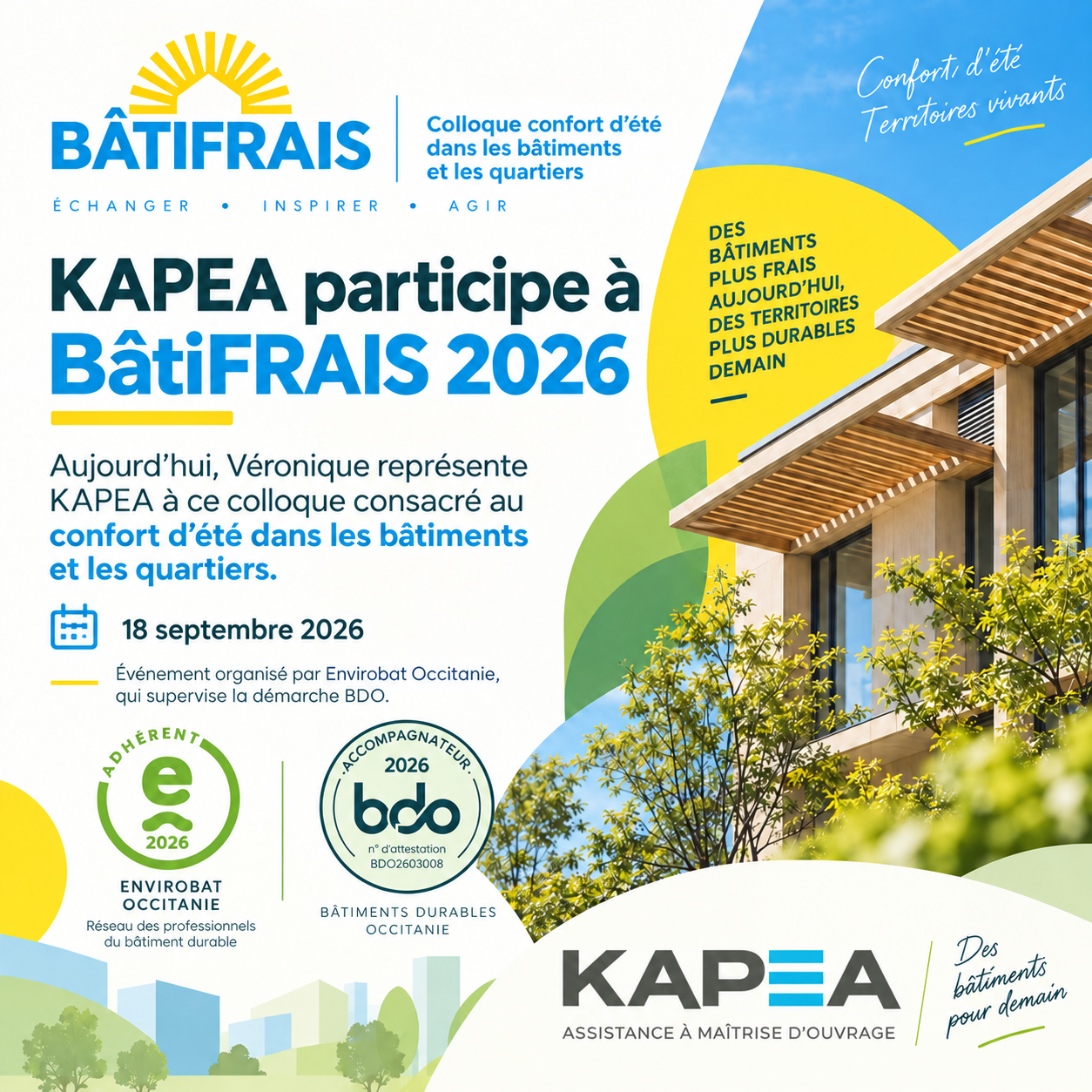 KAPEA à BâtiFRAIS 2026