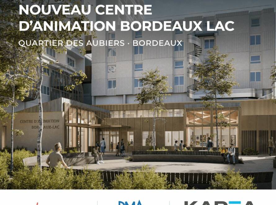 KAPEA assistance maitrise ouvrage Centre d’Animation Bordeaux Lac quartier Aubiers Bordeaux